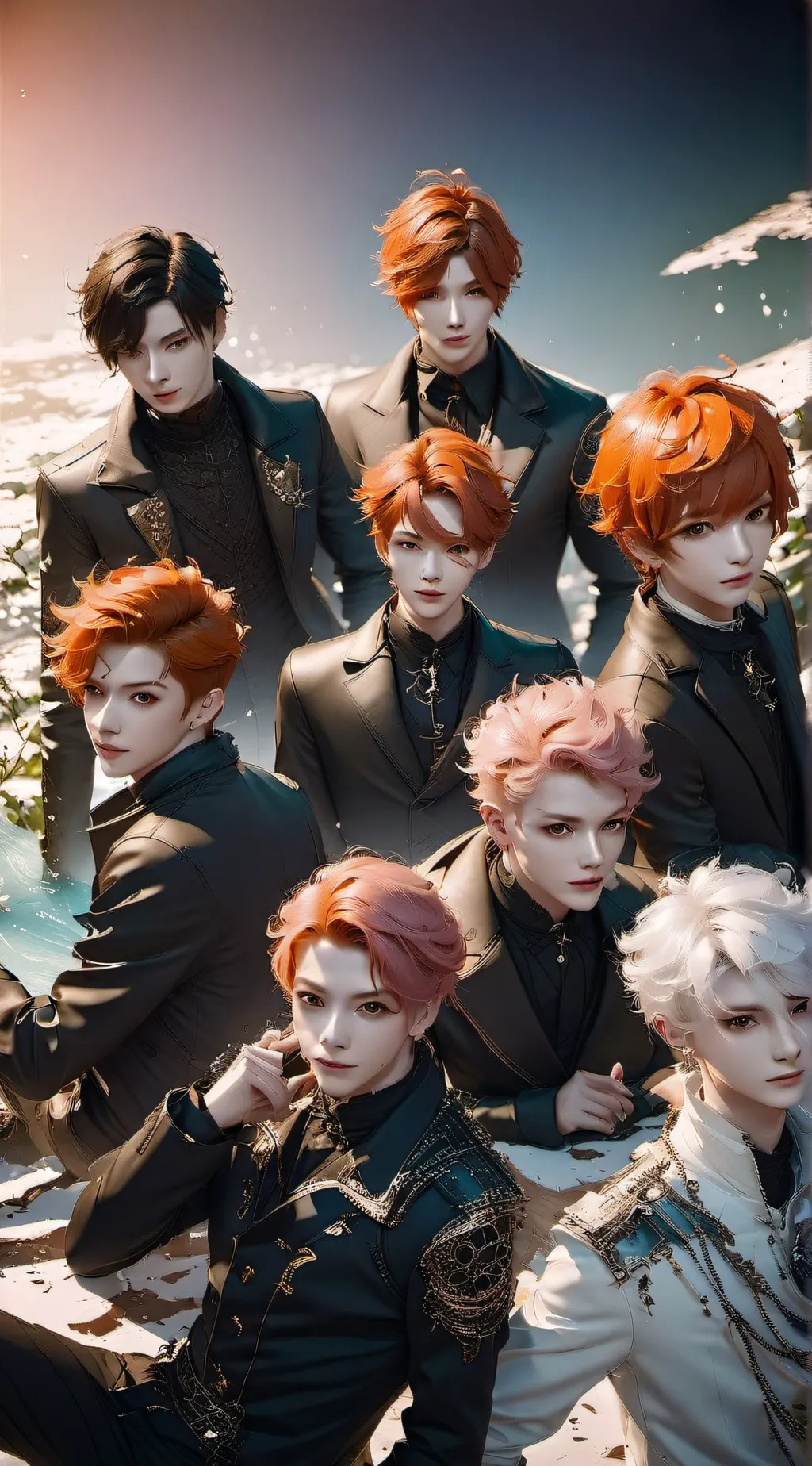 ai character: HAVE FUN background