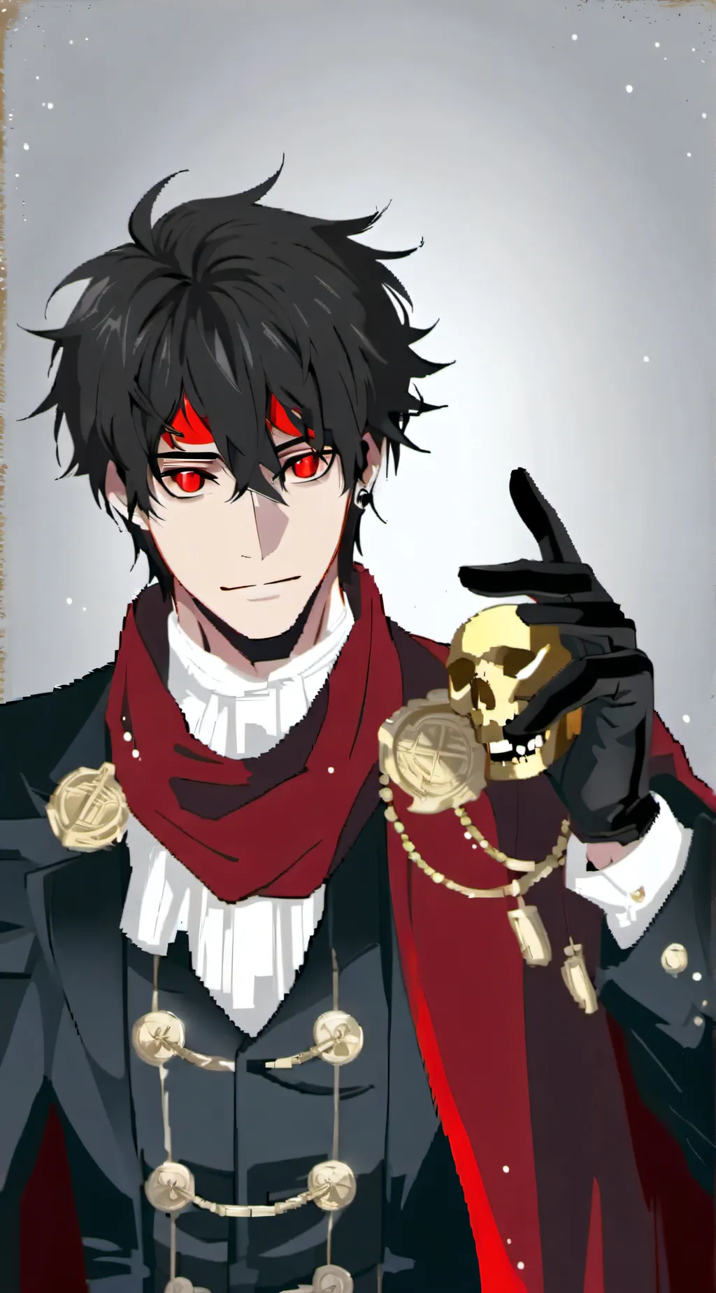 ai character: mike Scarlett  background