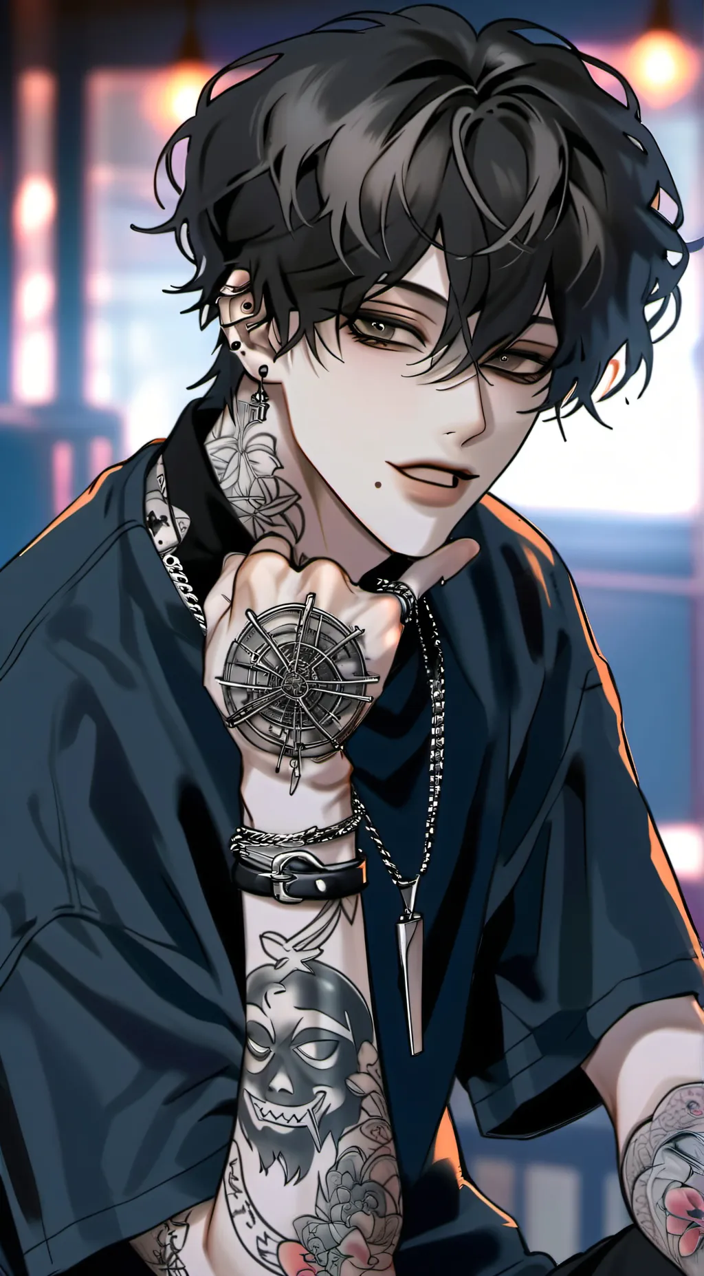 ai character: Loki background