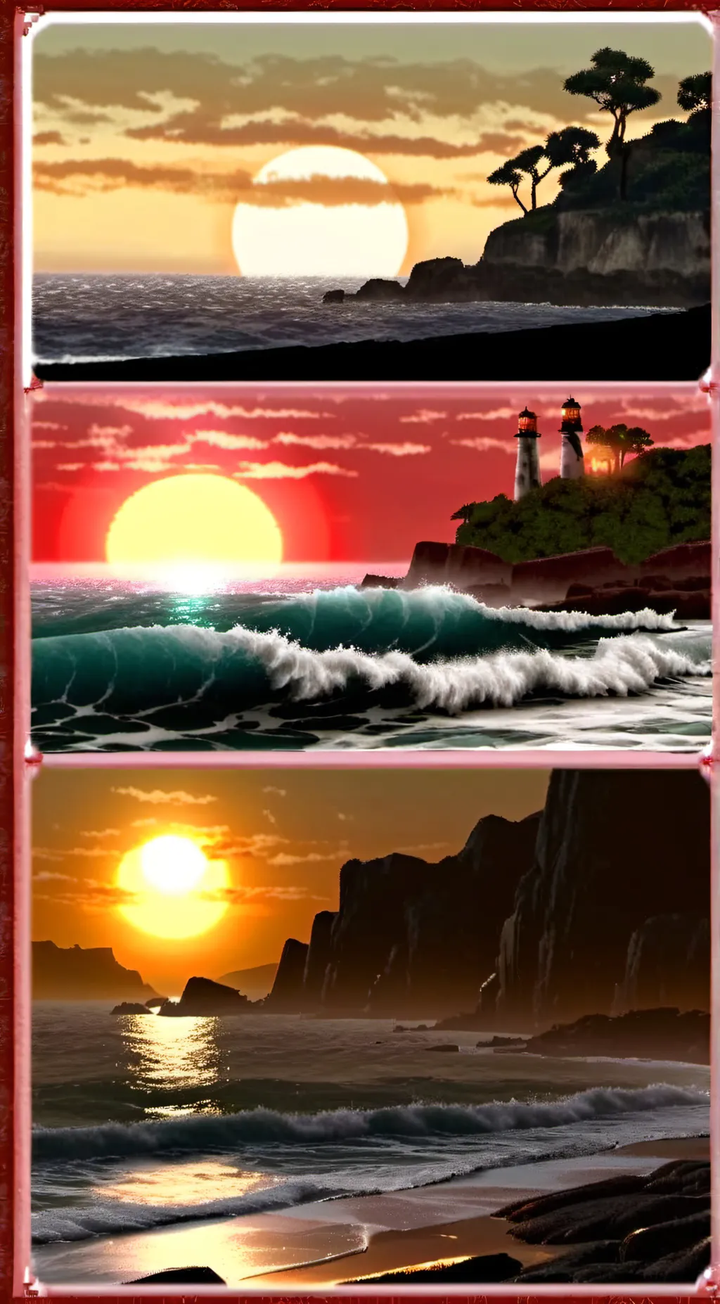 ai character: Ocean Village background