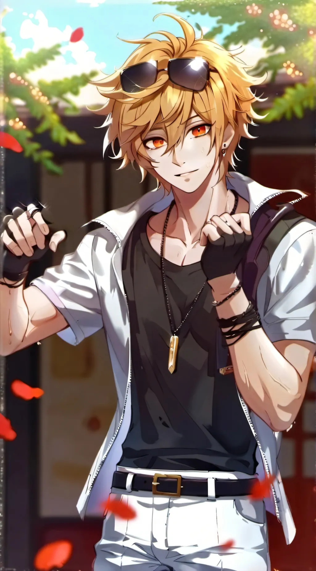 ai character: 🎧🍓jayden🍓🎧 background