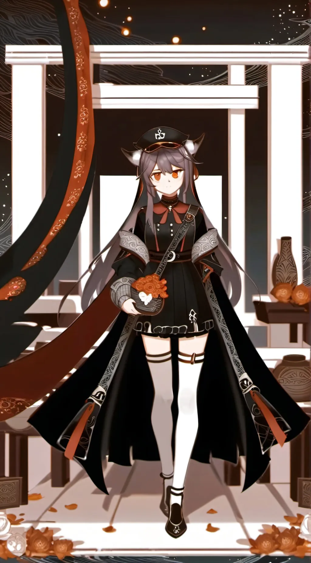 ai character: Hu Tao (Genshin) background