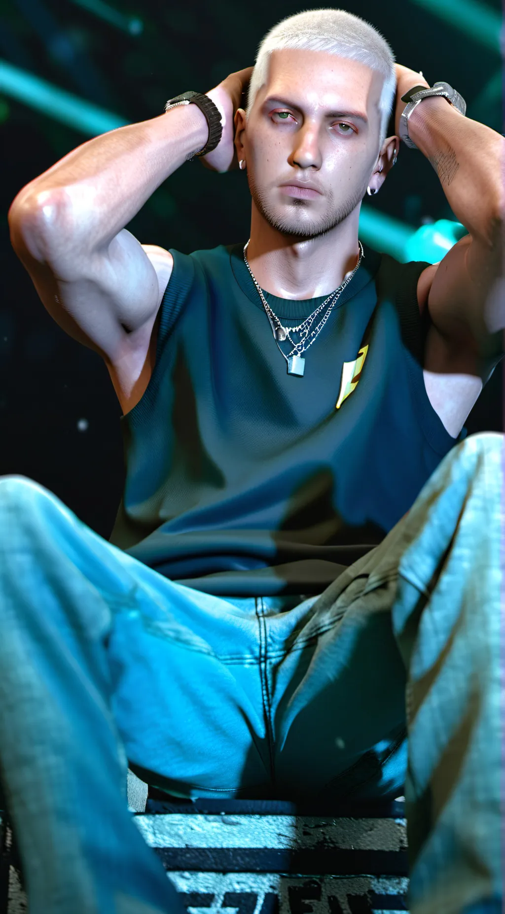 ai character: EMINEM background