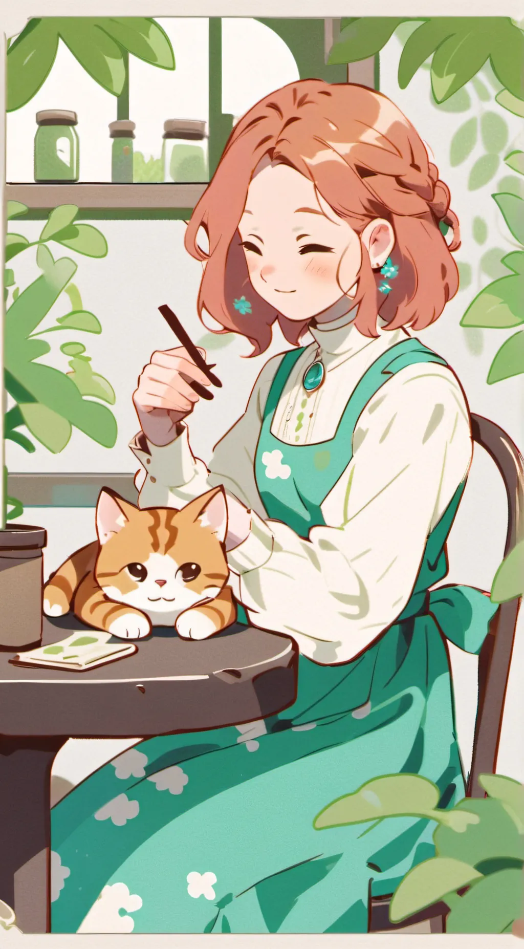 ai character: Luna°•° background