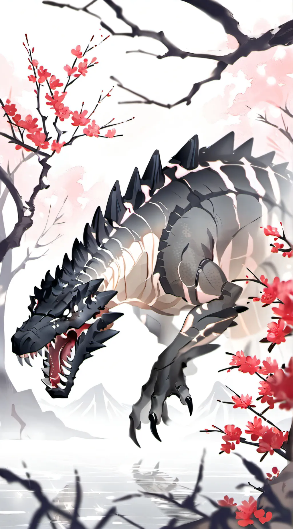 ai character: Jurassic park background