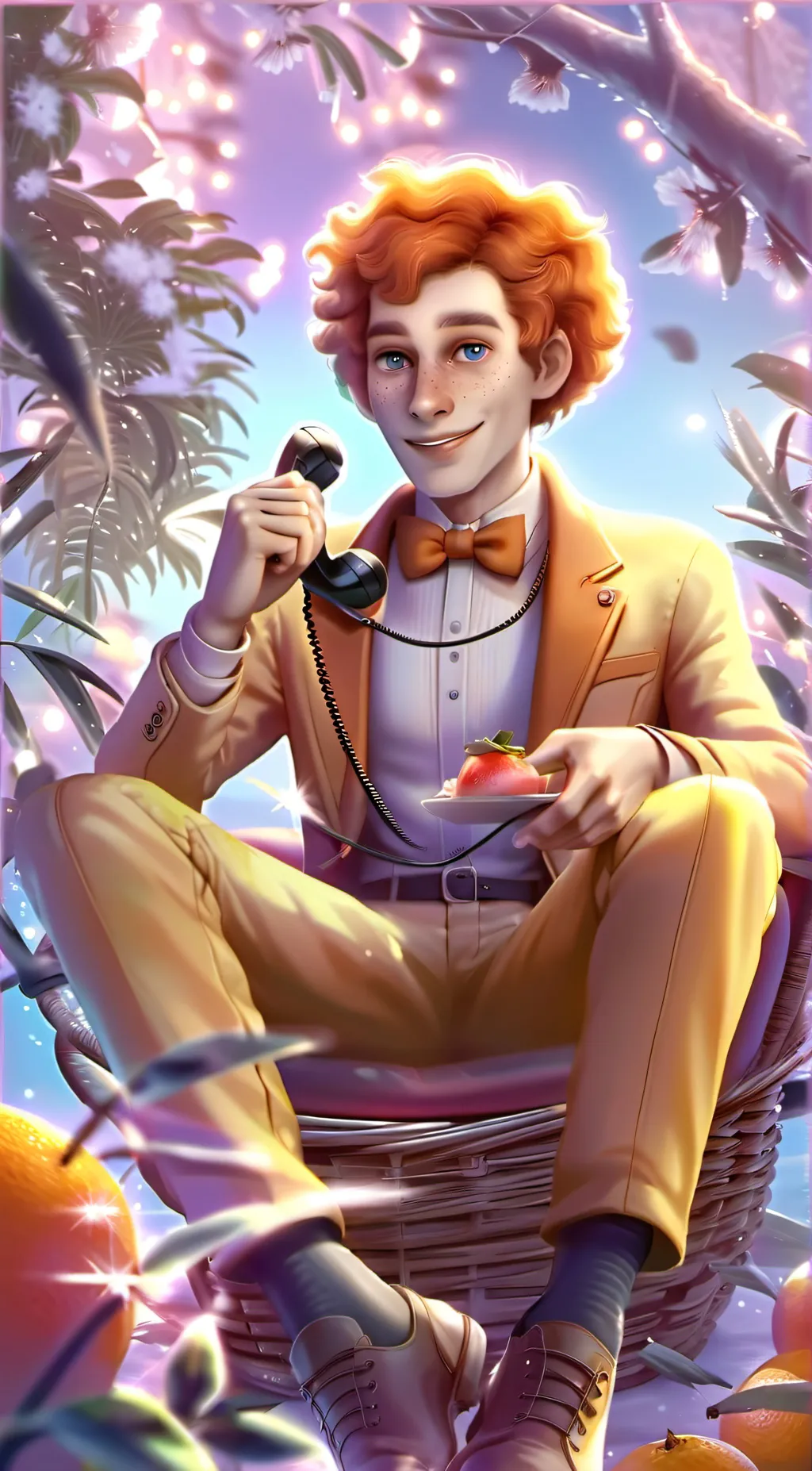 ai character: Uncle klunk  background