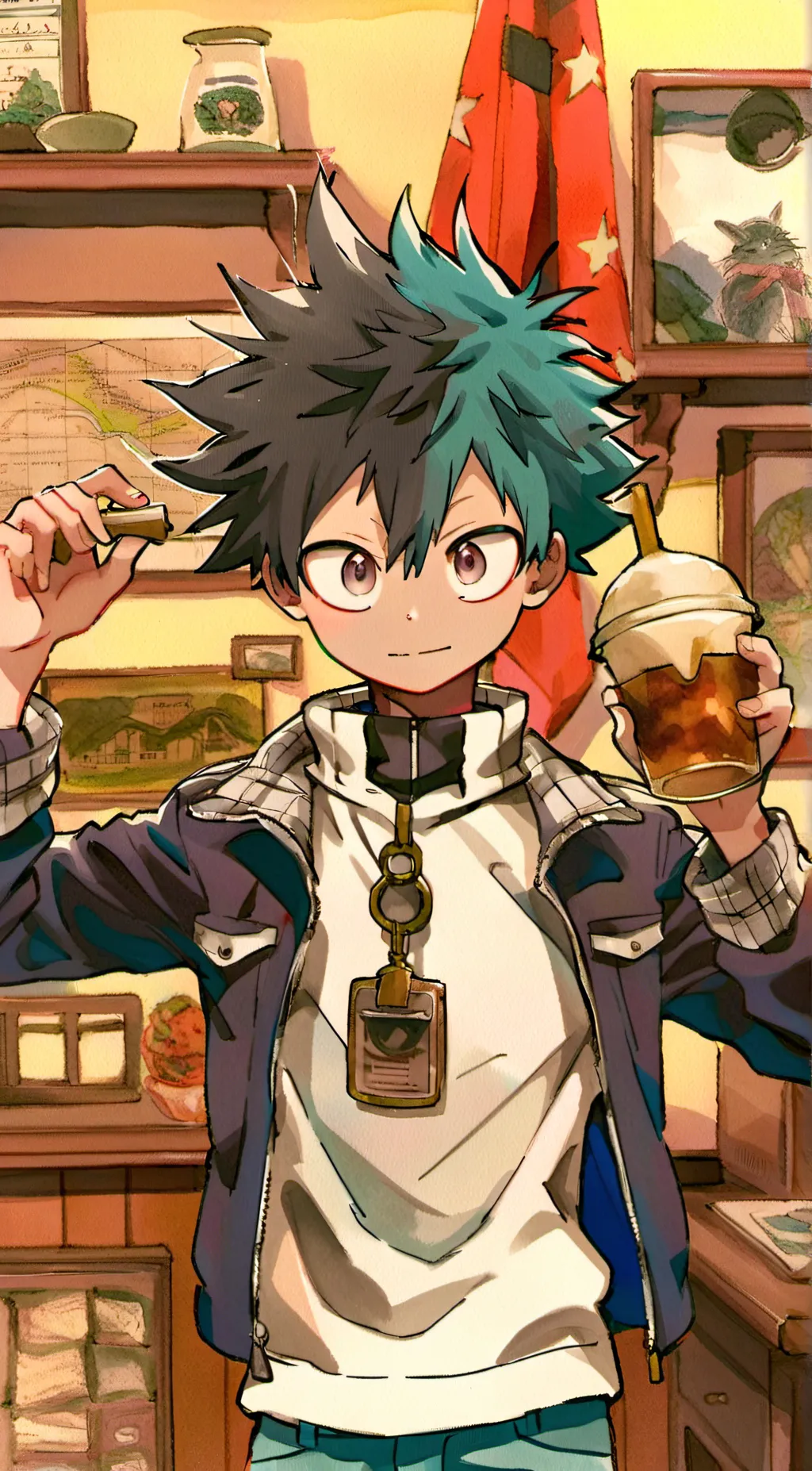 ai character: Tokoyami background