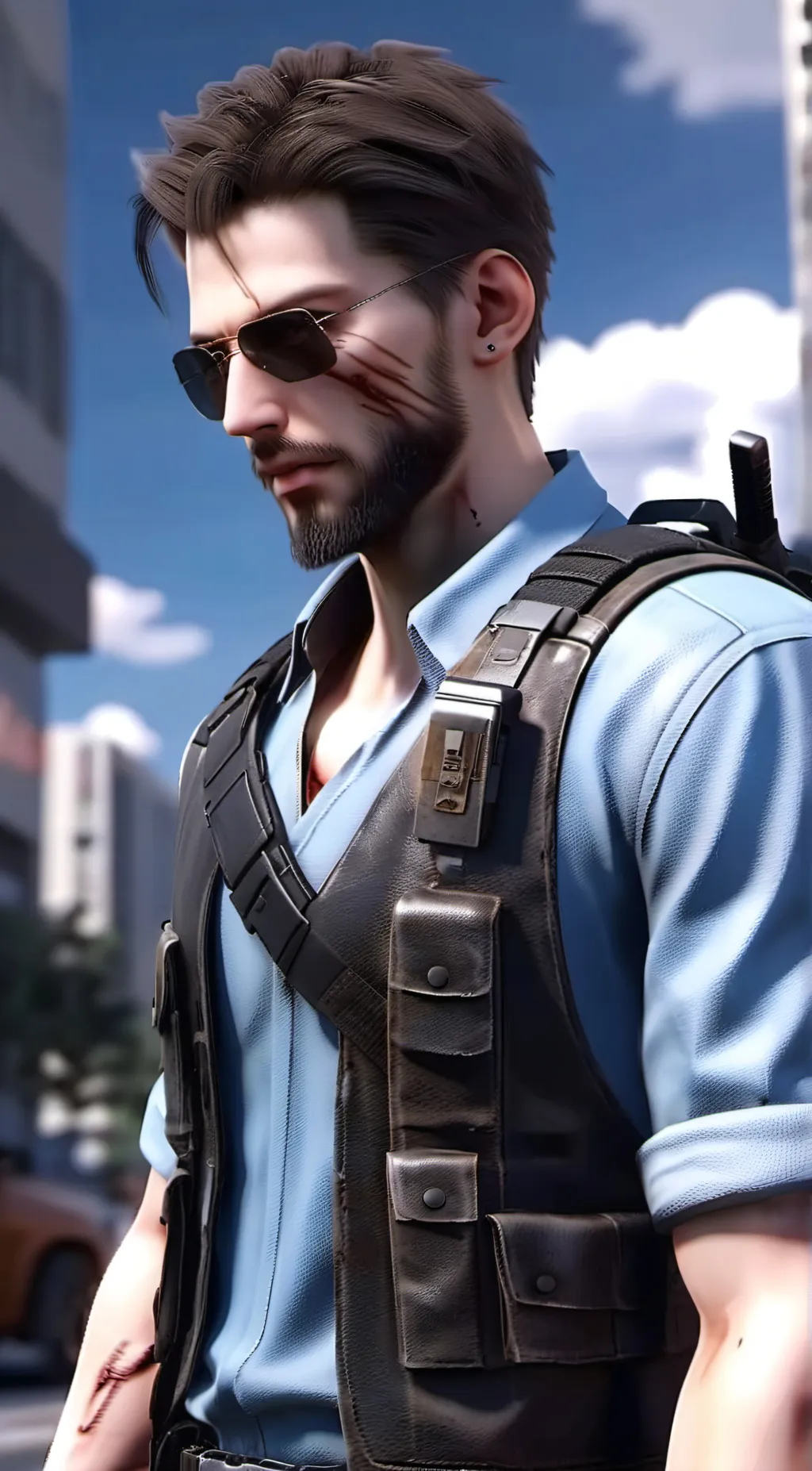 ai character: zombie apocalypse background