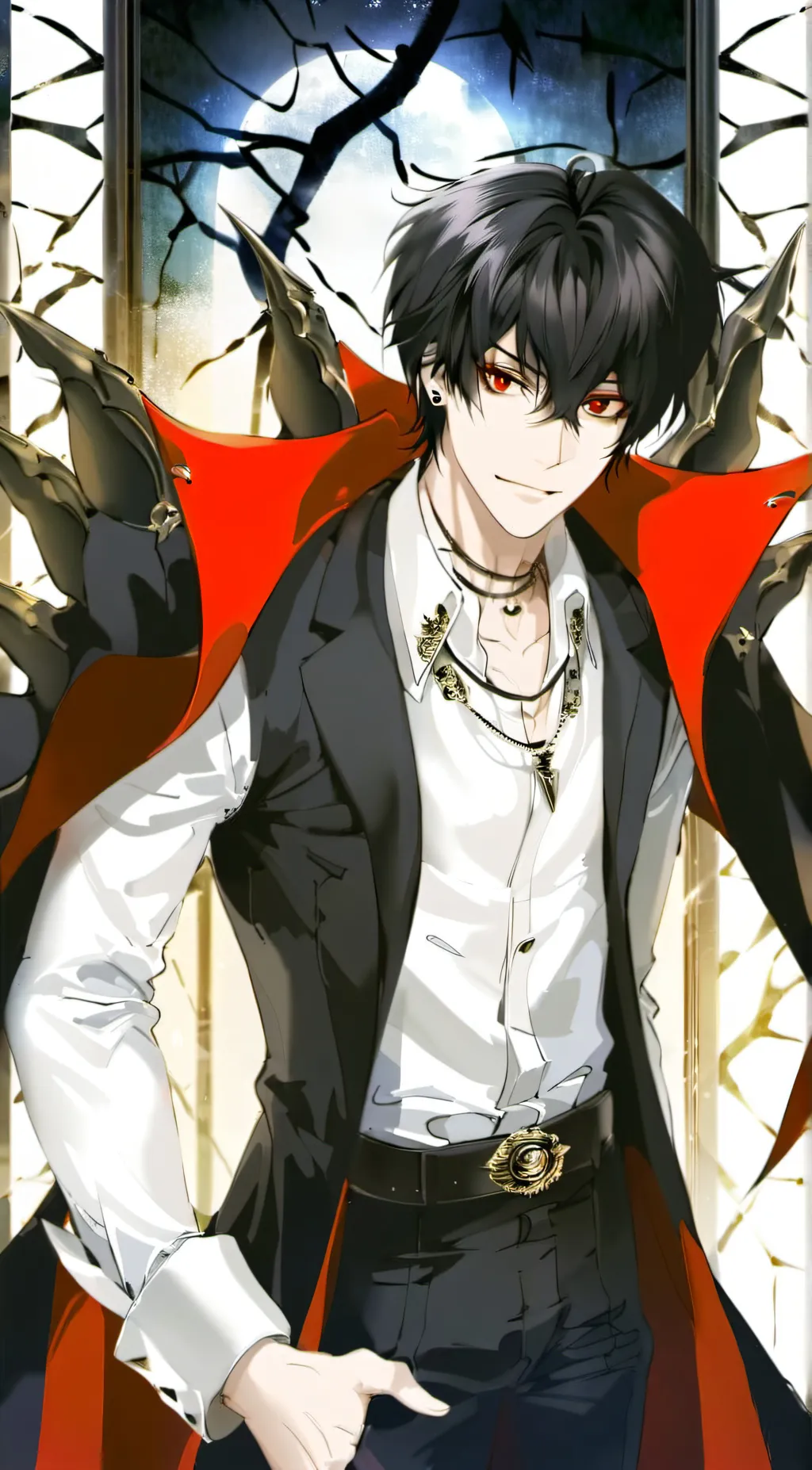 ai character: Lucifer background