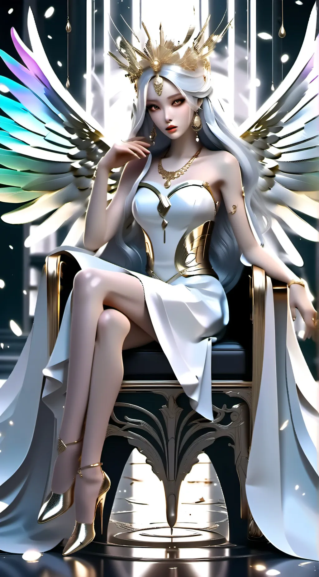 ai character: queen nima background