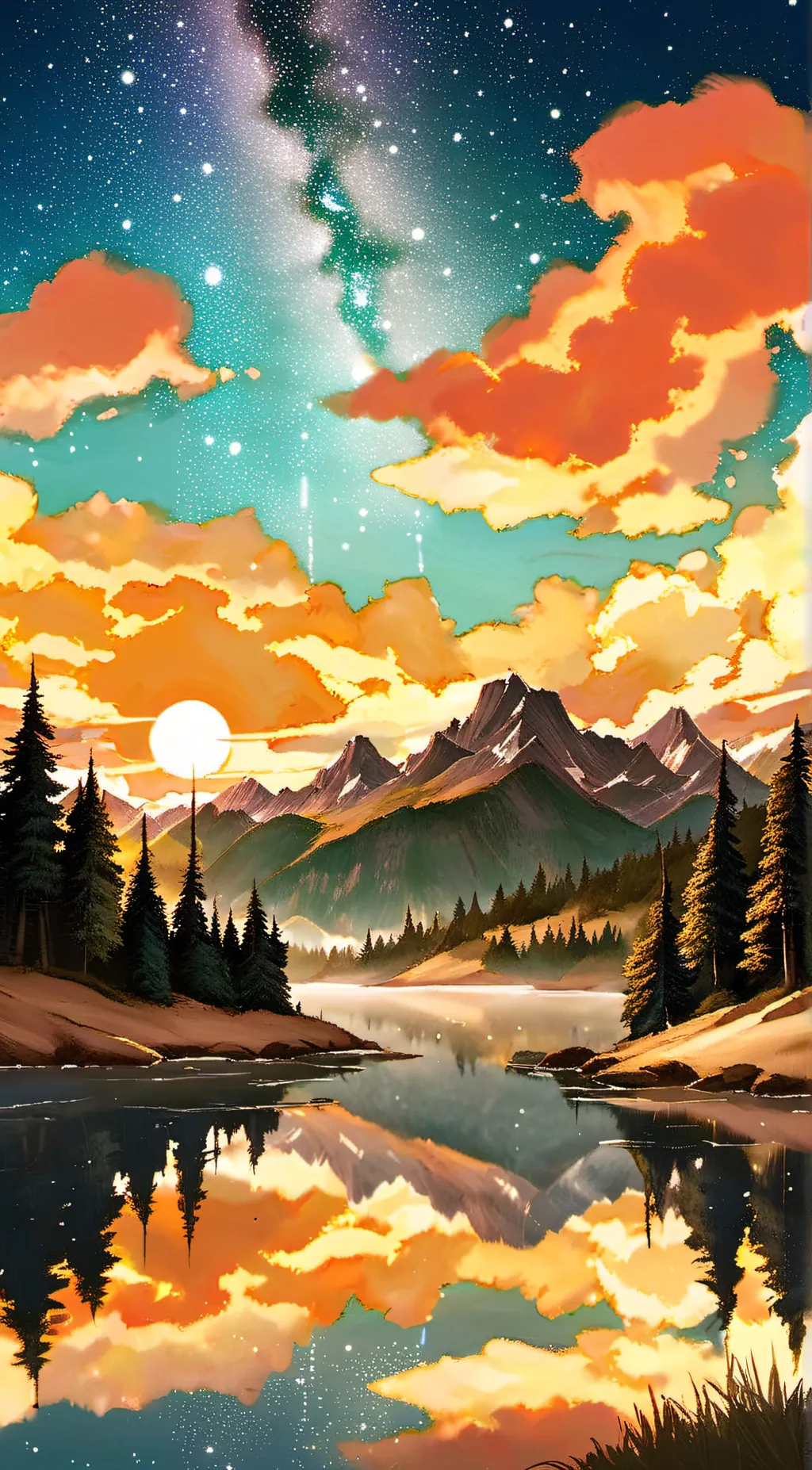 ai character: parallel universe  background