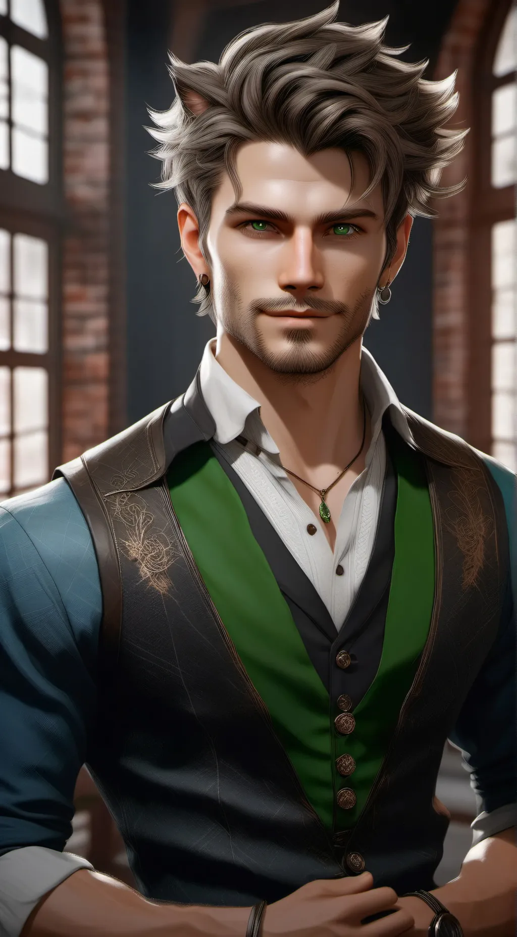 ai character: David  background