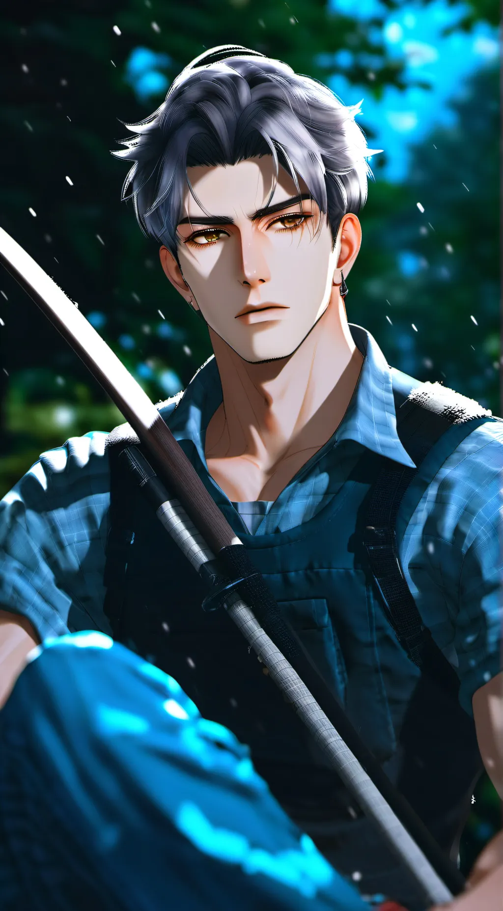 ai character: Aaron  background