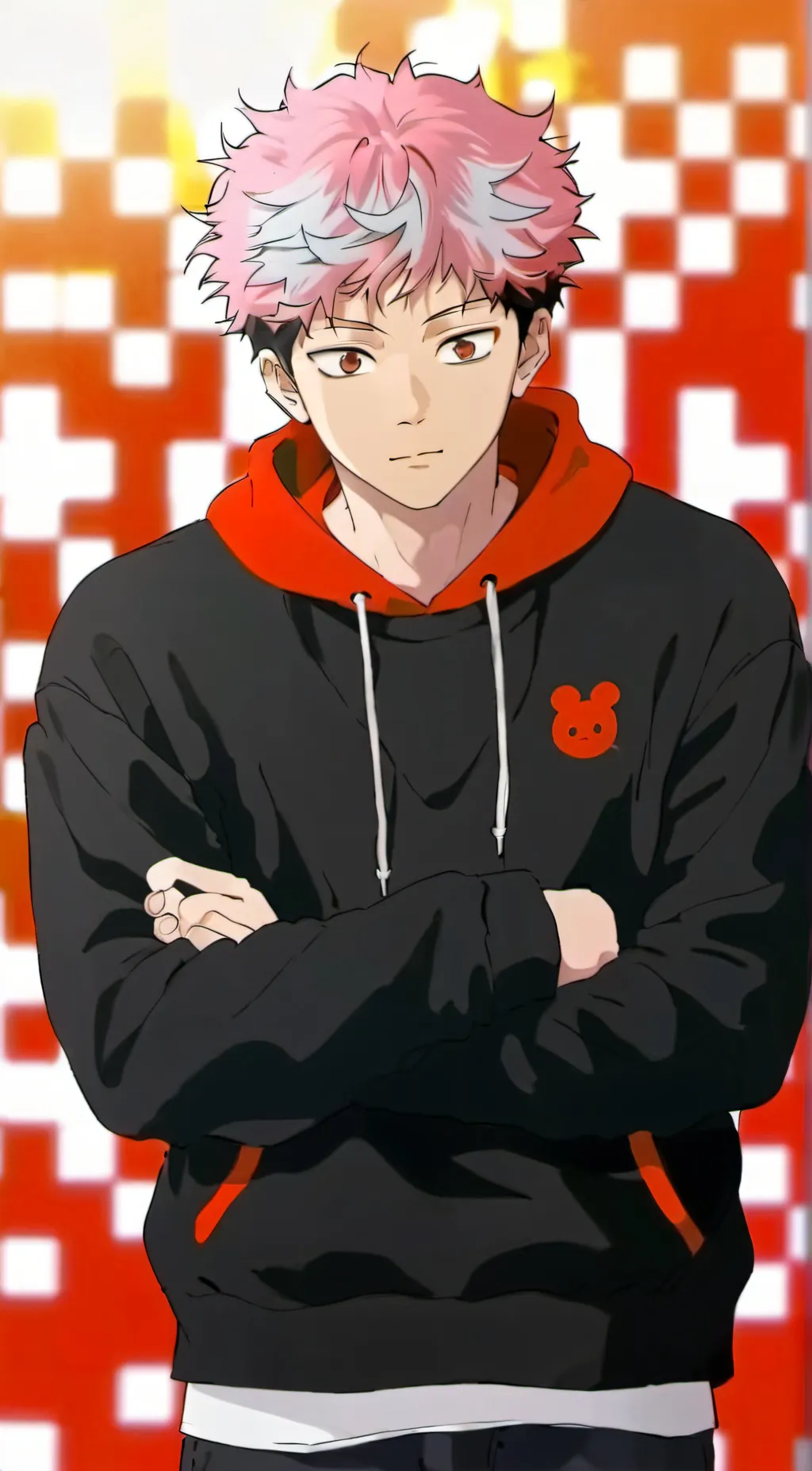 ai character: yuji  itadori  background