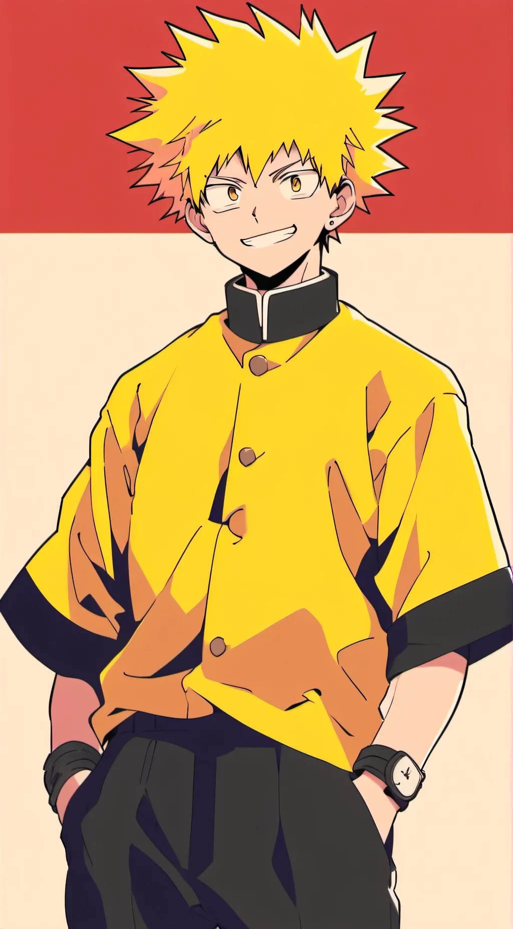 ai character: bakugo background