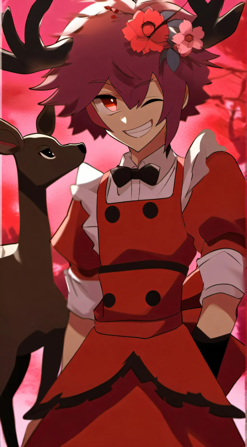 ai character: maid alastor  background