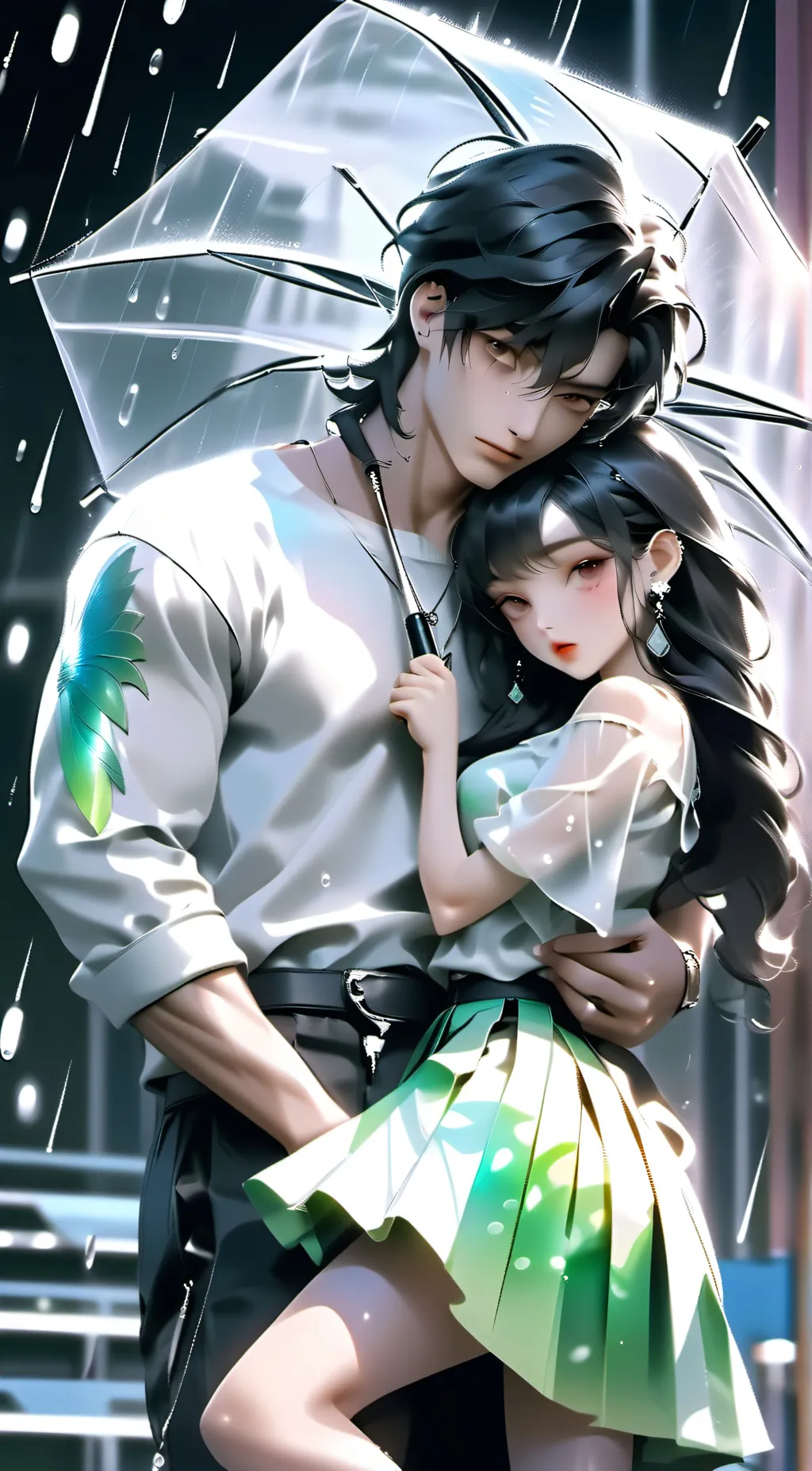 ai character: Jake and maria background