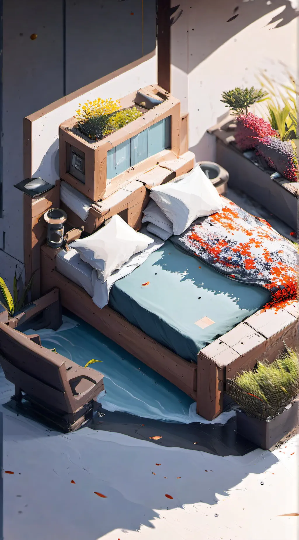 ai character: chainsaw man  background