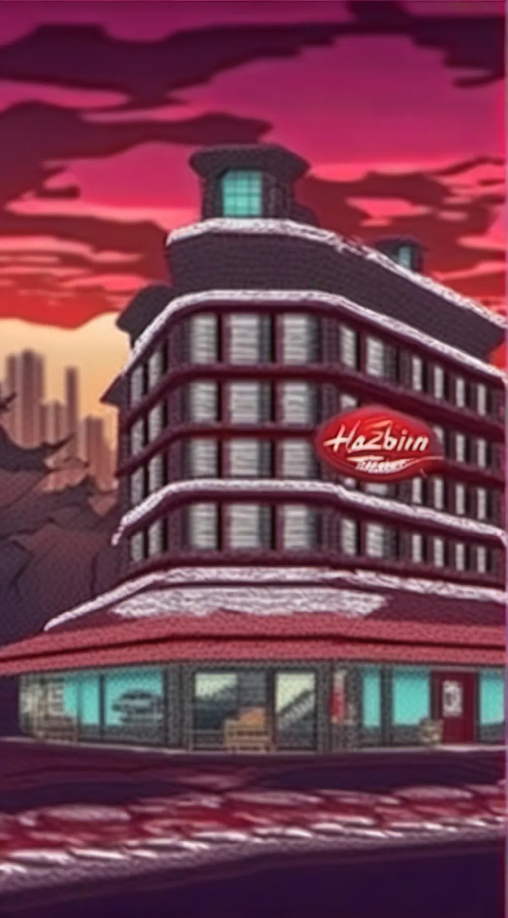 ai character: Hazbin hotel background