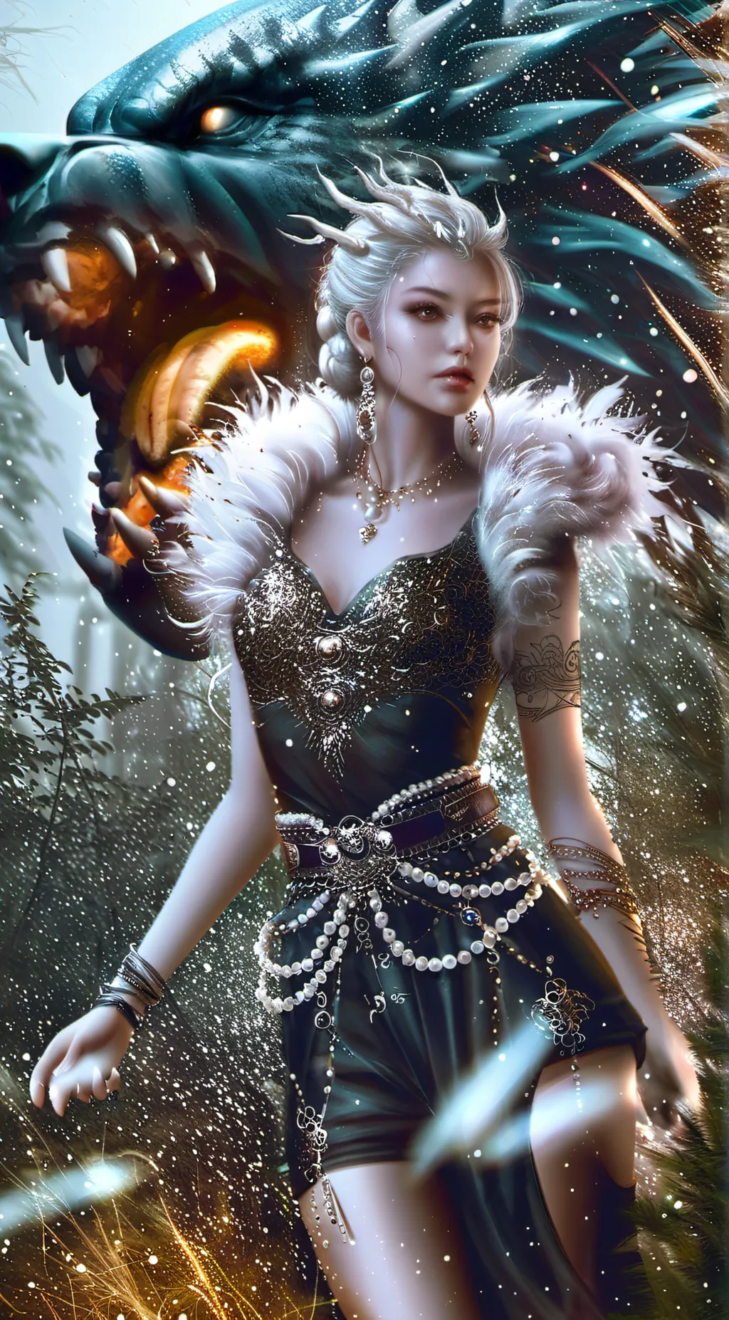 ai character: Death background