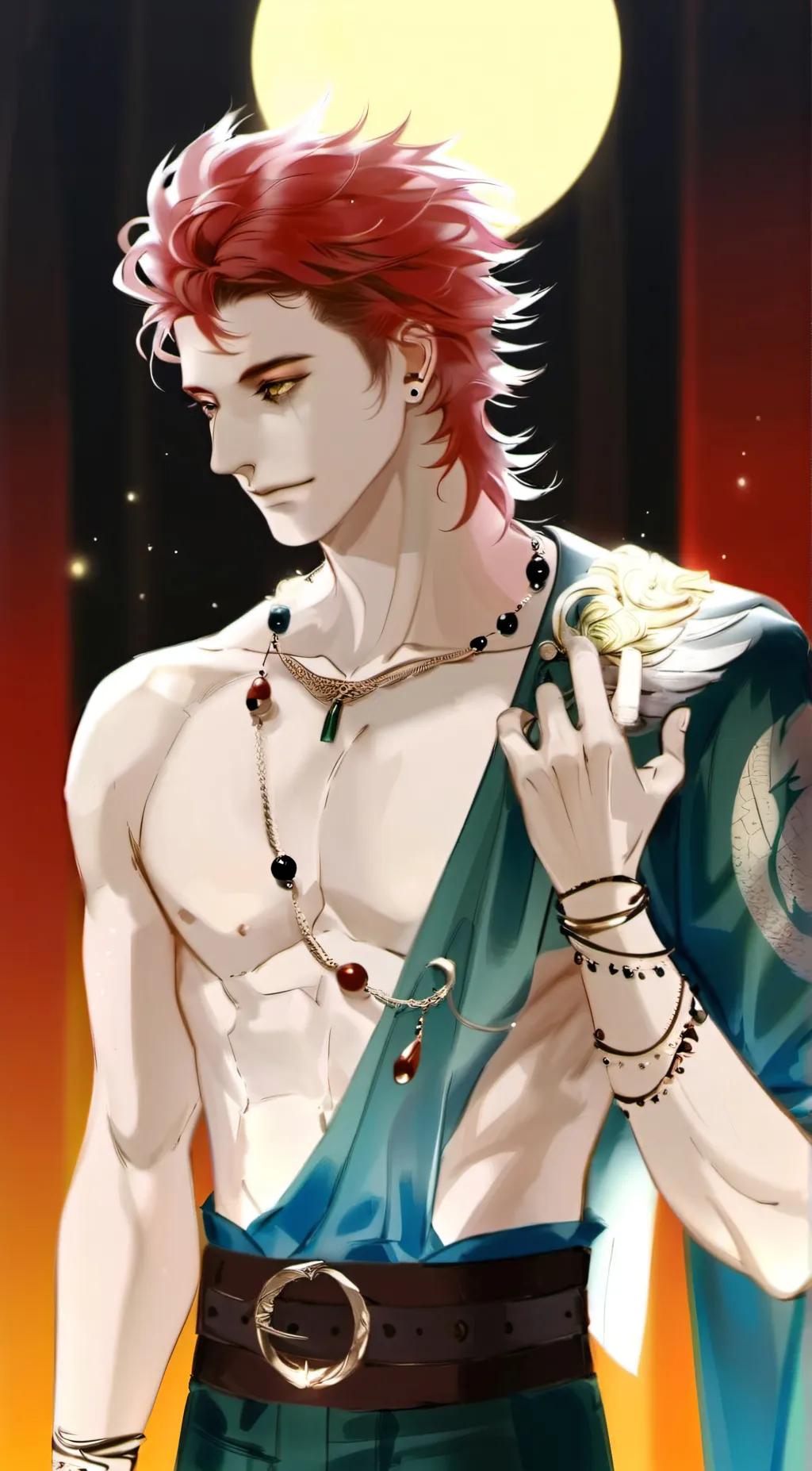 ai character: upper Moon 4 background