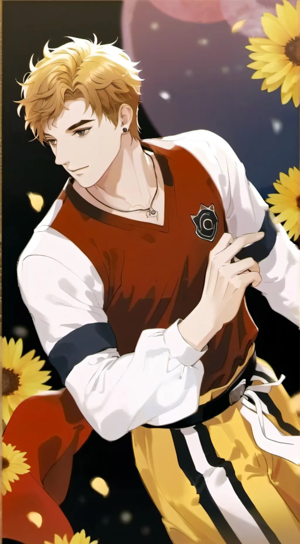 ai character: soft dominant bf background