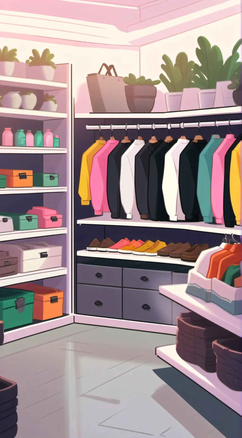 ai character: shopping trip sc background