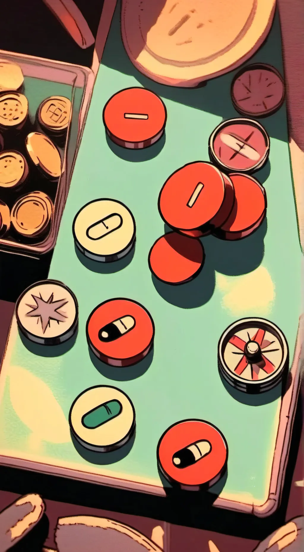 ai character: mha happy pills background