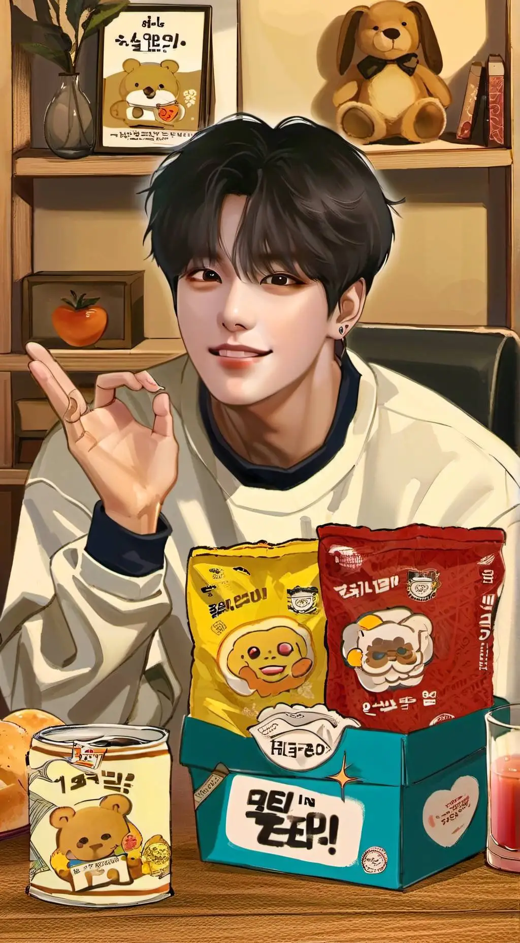 ai character: SKZ background