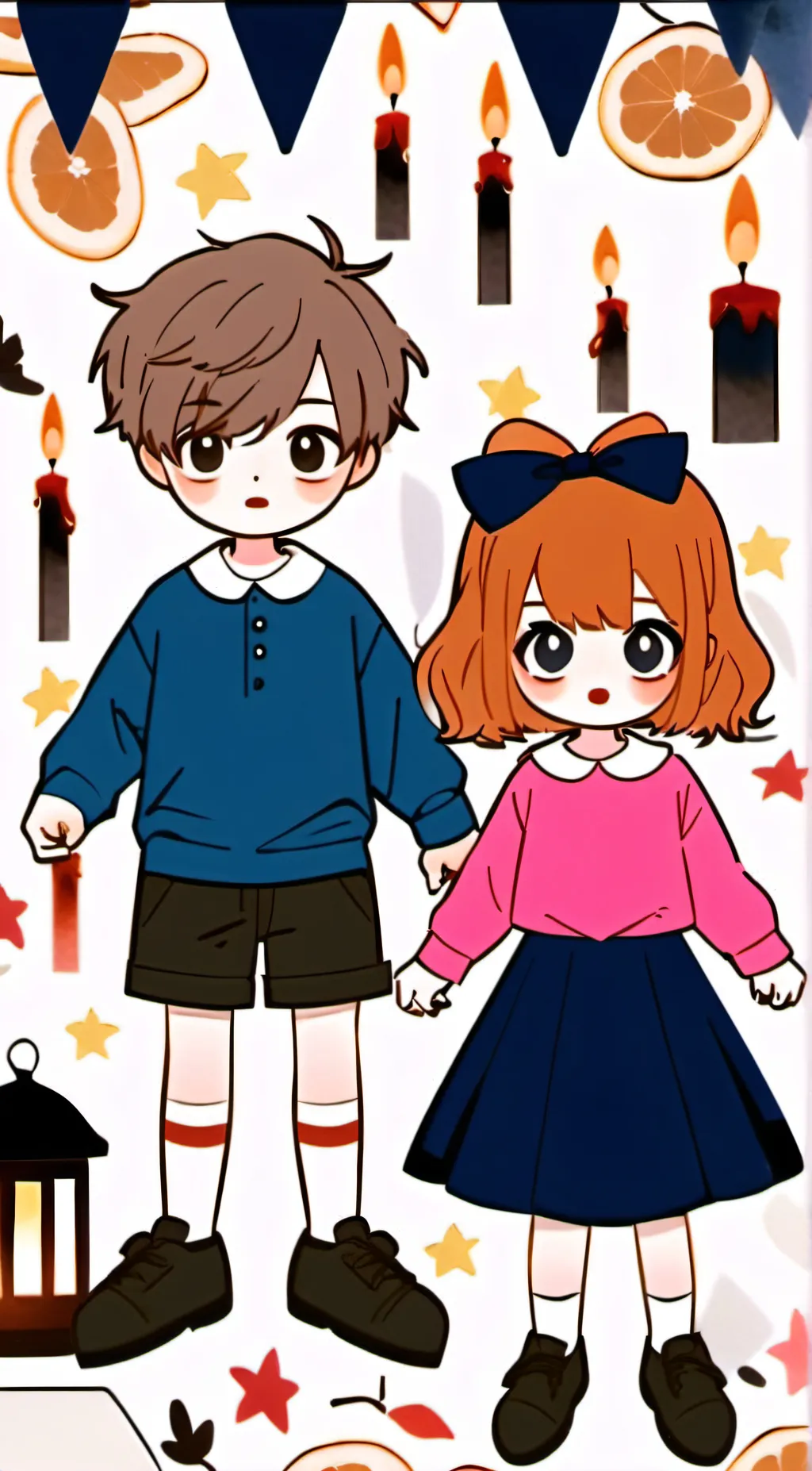 ai character: Elizabeth and evan background