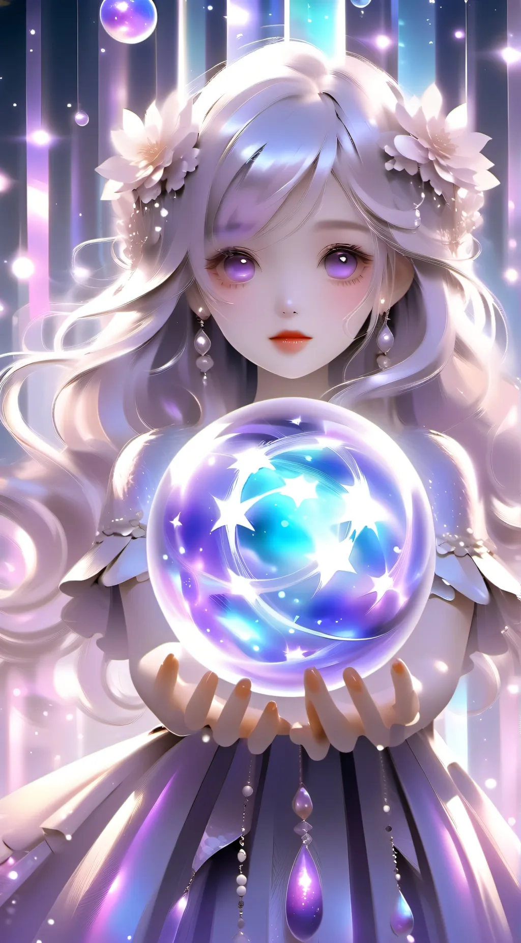ai character: Luna background