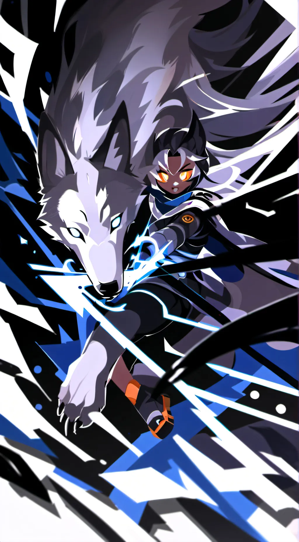 ai character: Crunchy chip background