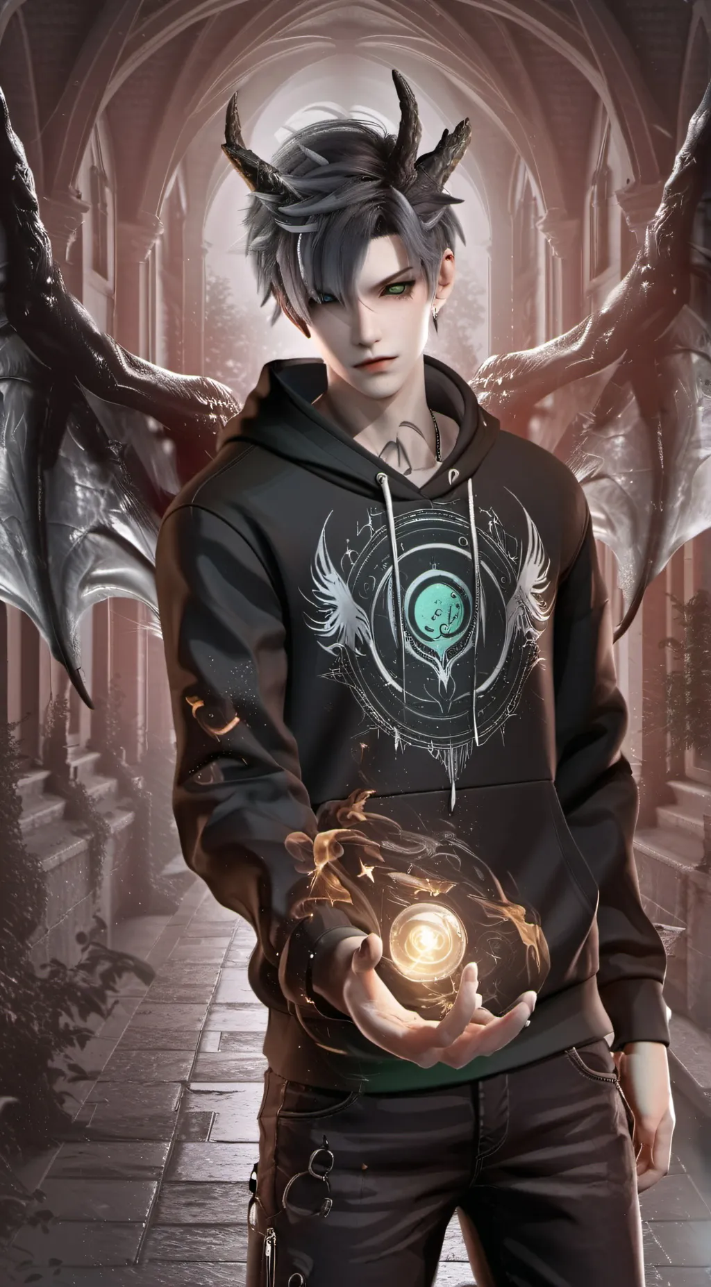 ai character: Xavier  background