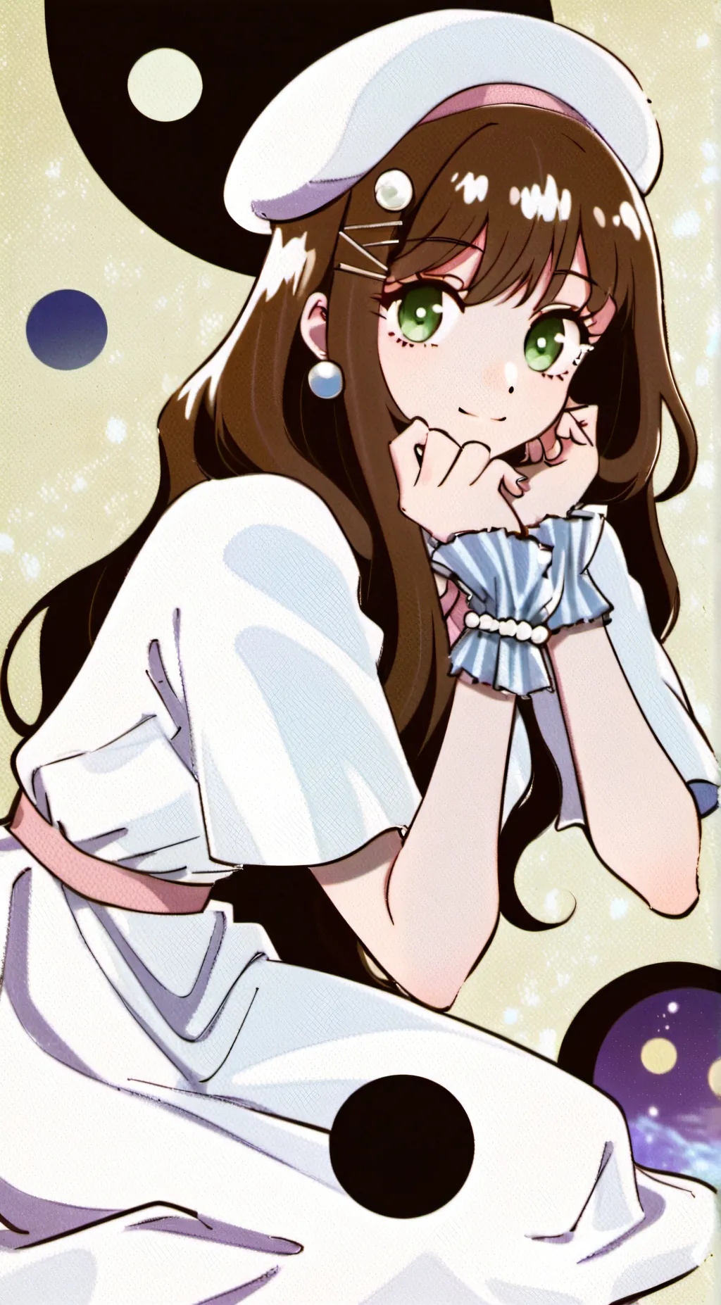 ai character: Annie  background