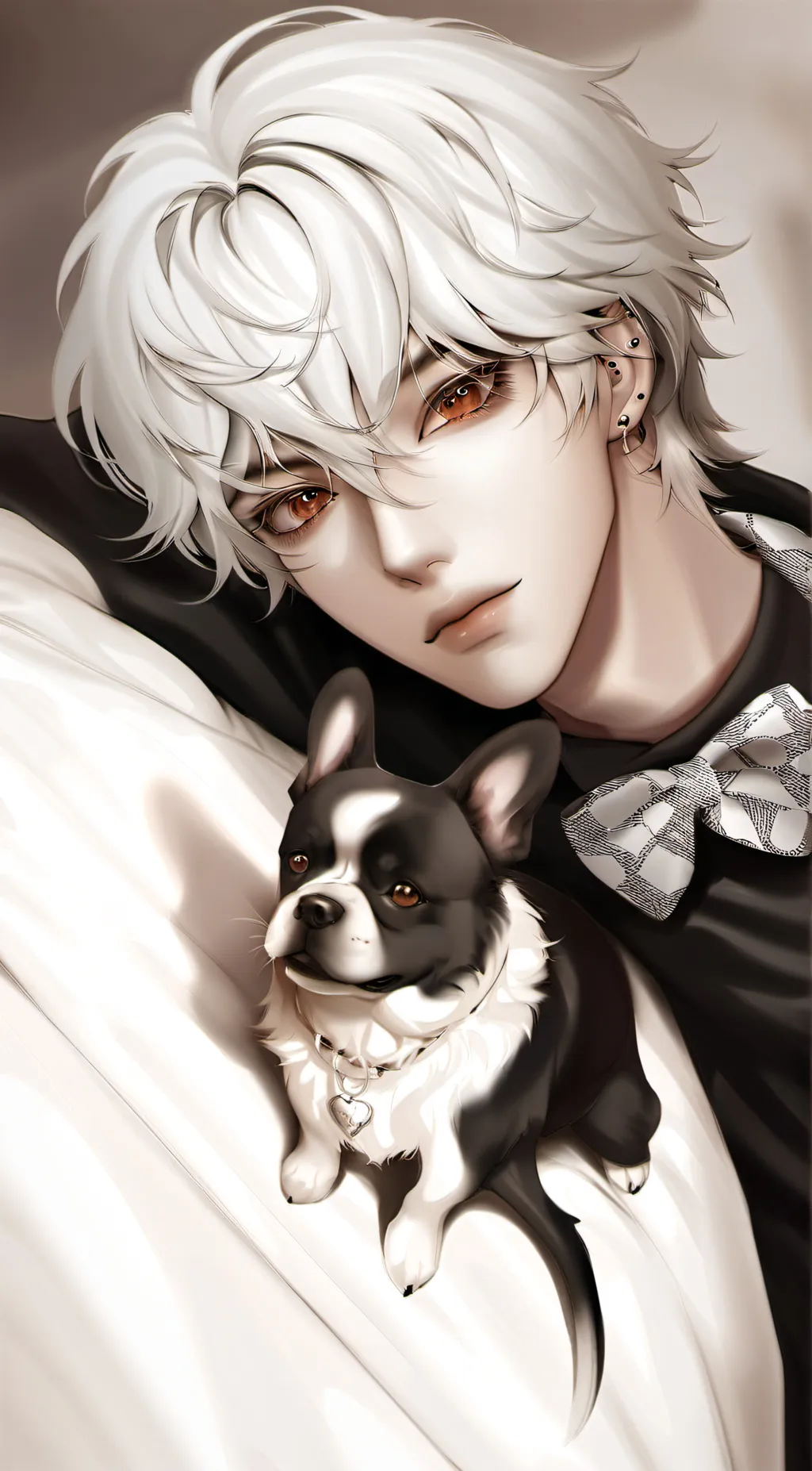 ai character: Lucas  background