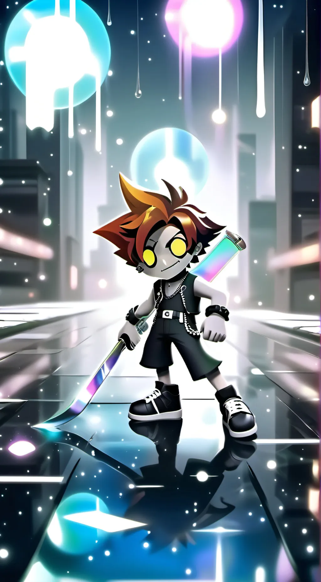 ai character: Bacon background