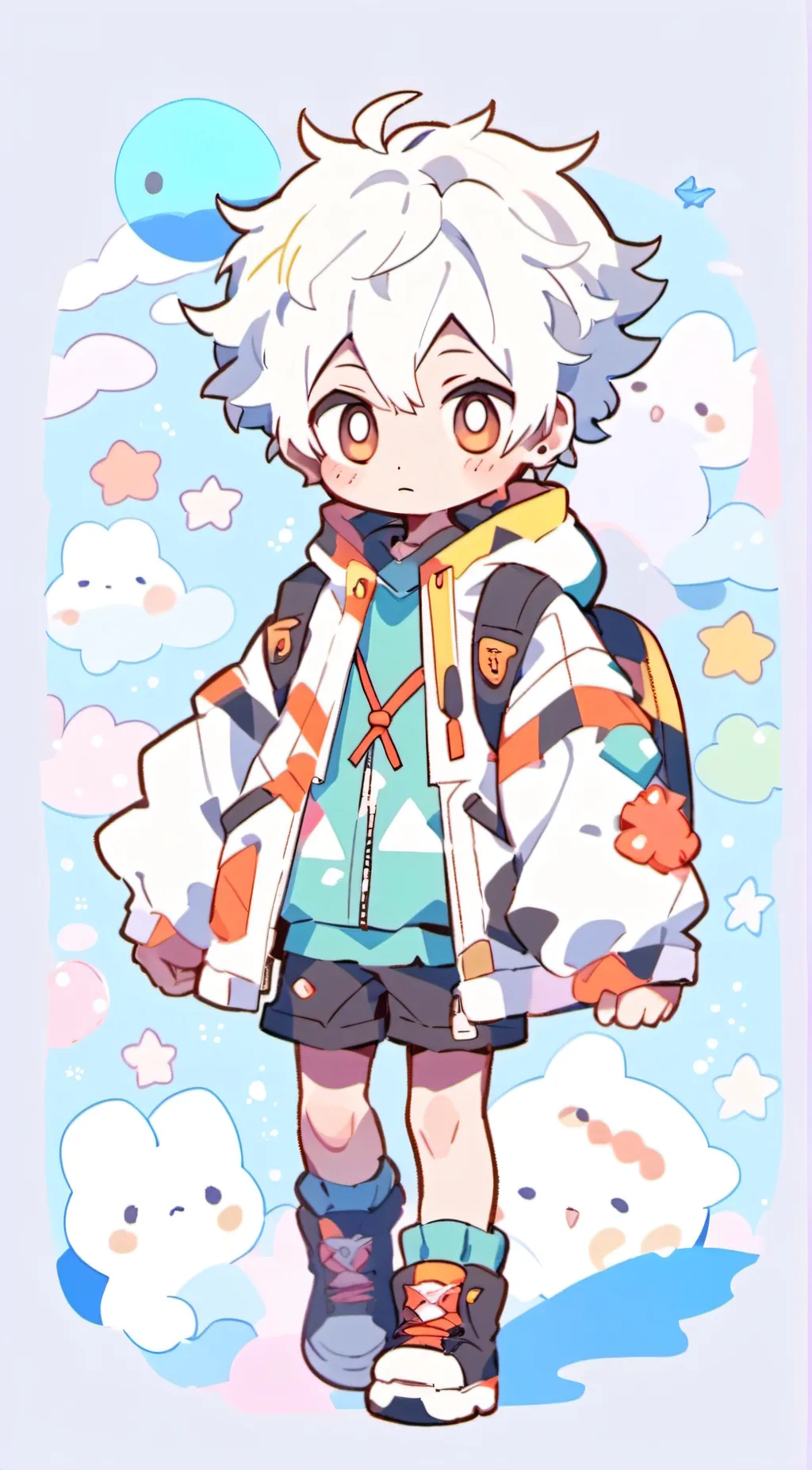 ai character: Bakugou  background