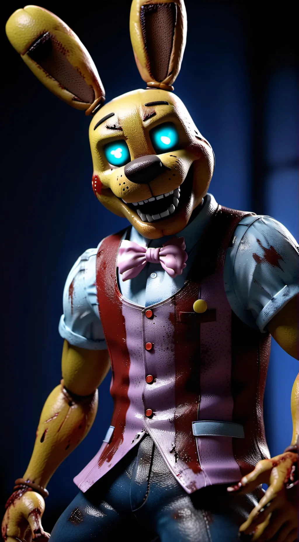 ai character: spring Bonnie background