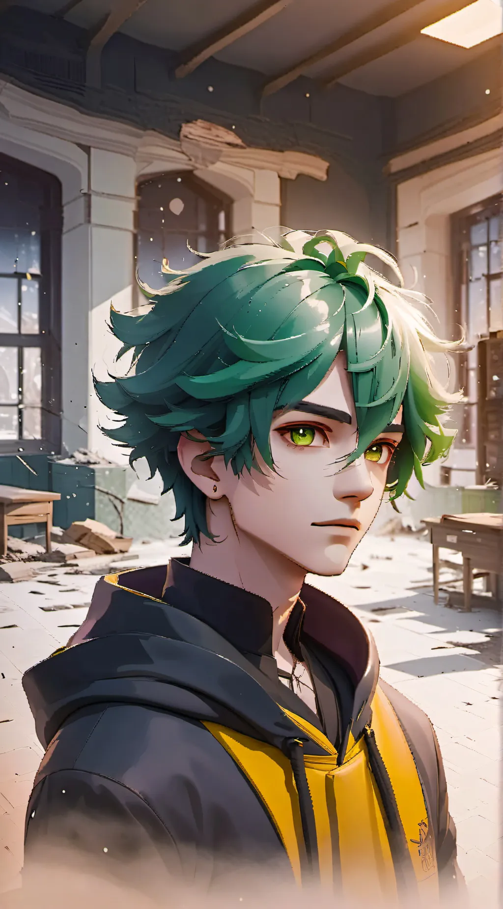 ai character: Deku background