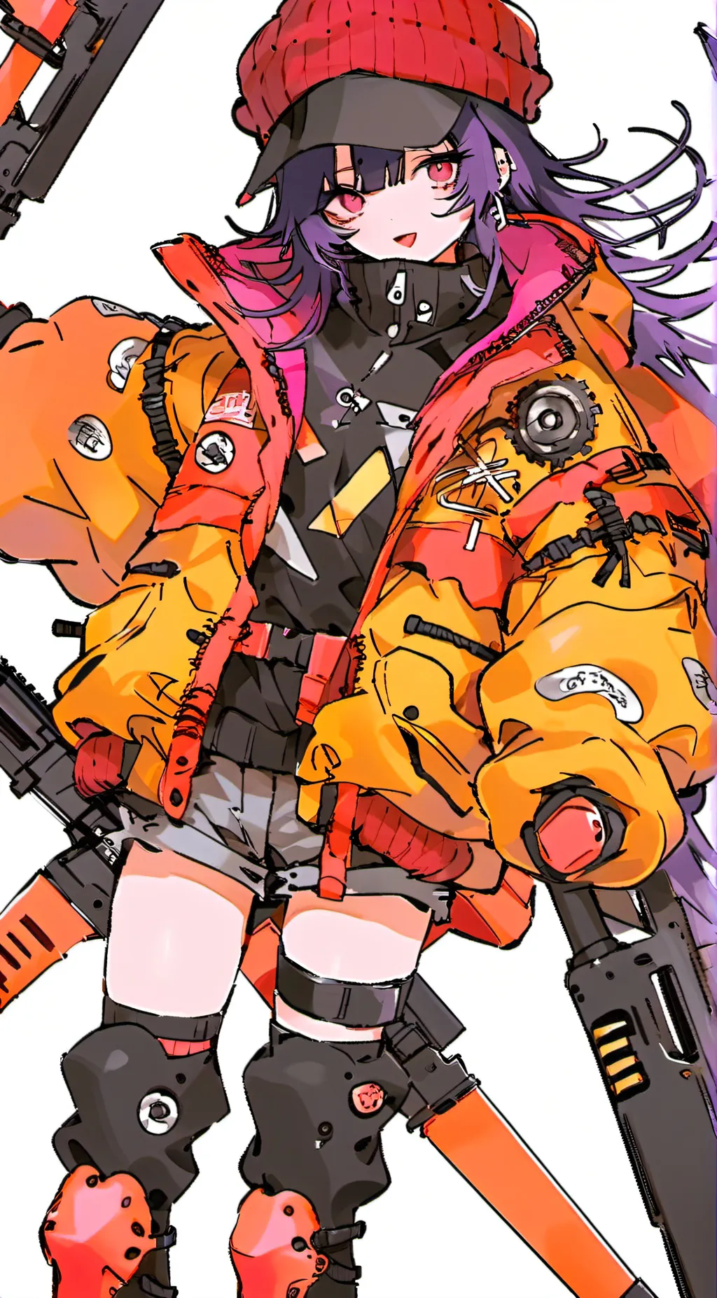 ai character: Uzi background