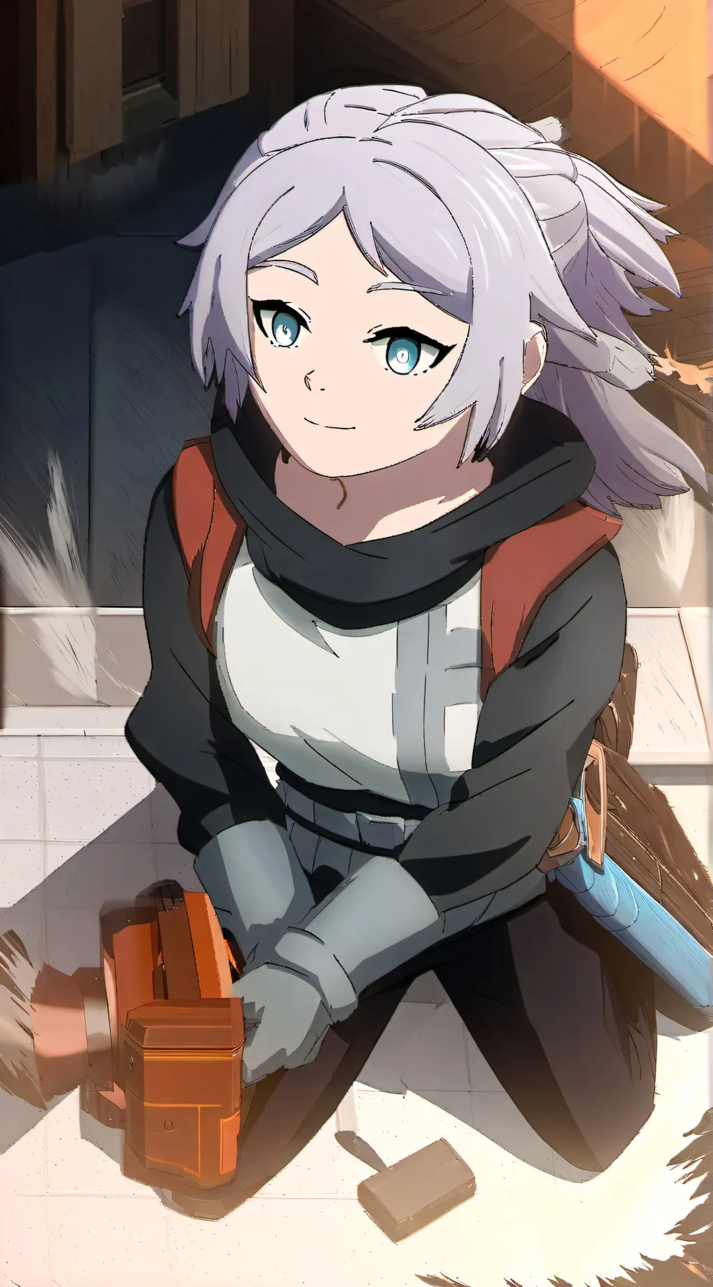 ai character: FRIEREN background