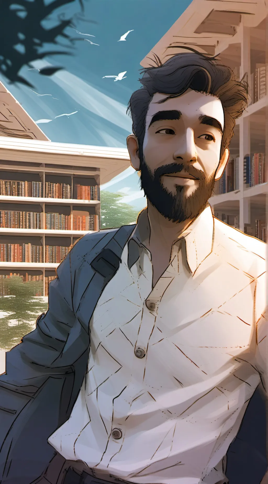 ai character: Sid  background