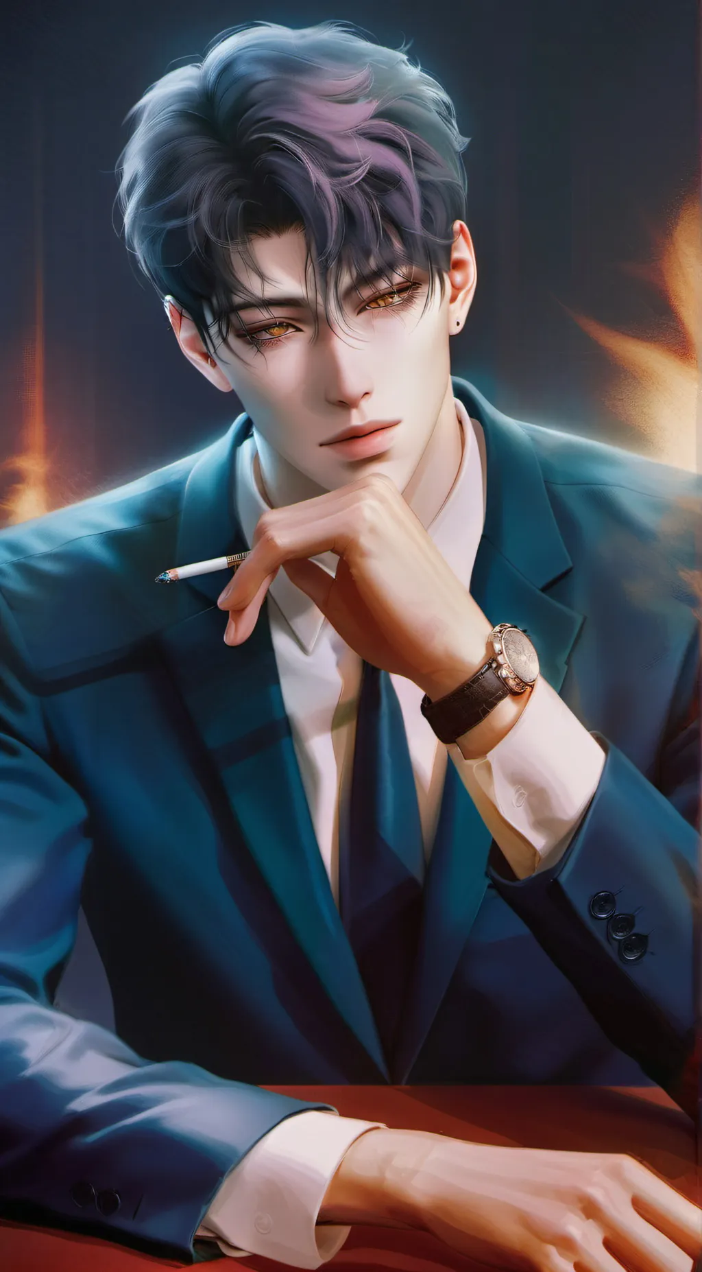ai character: Rhys Viotto/ Mafia background
