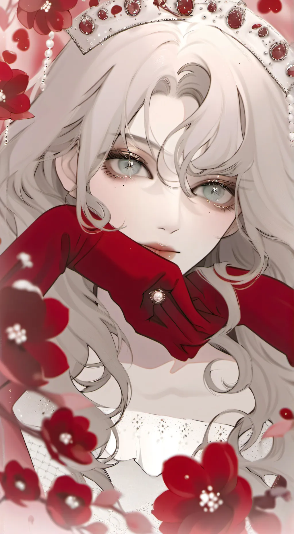 ai character: Aurora background