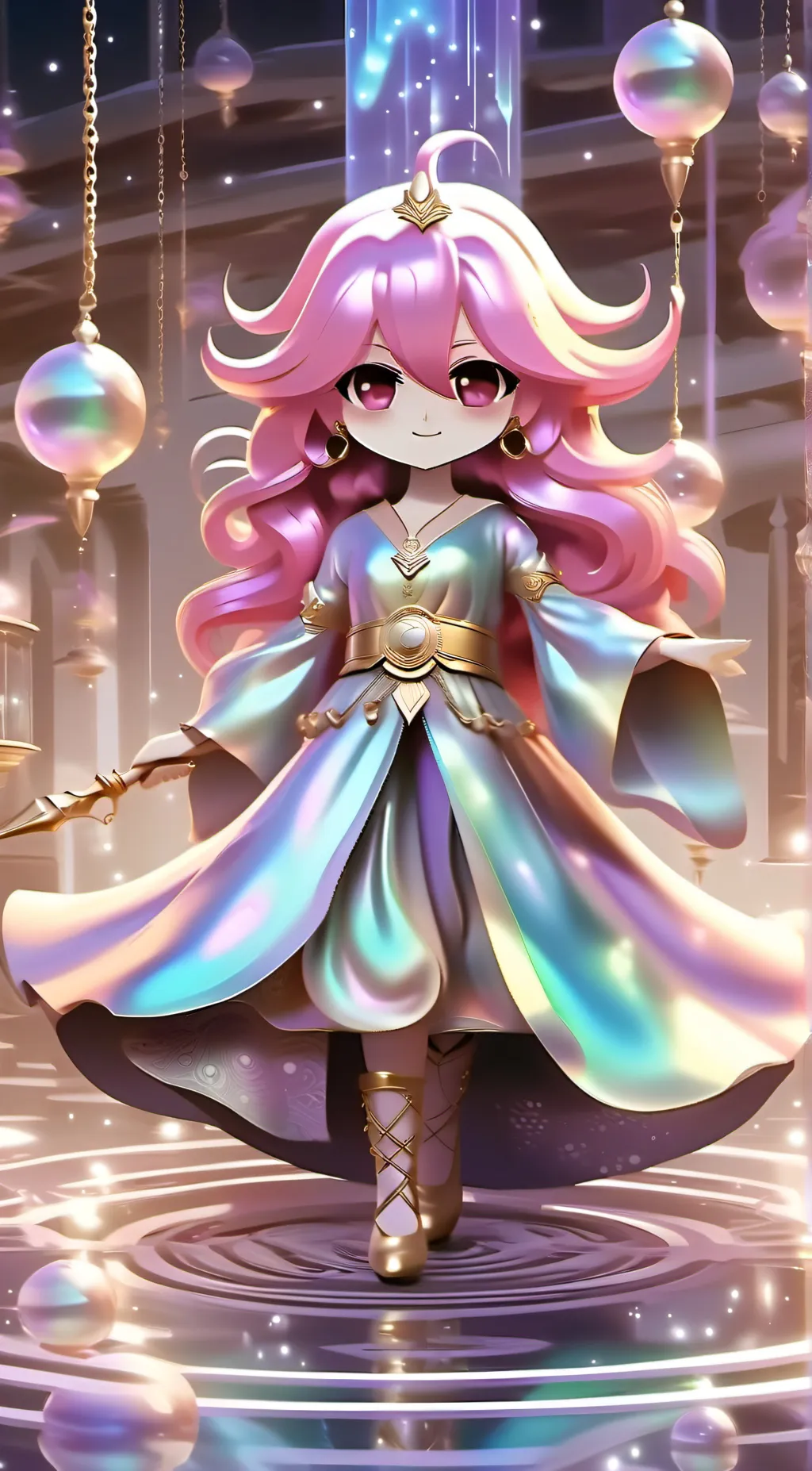 ai character: FNF queen background