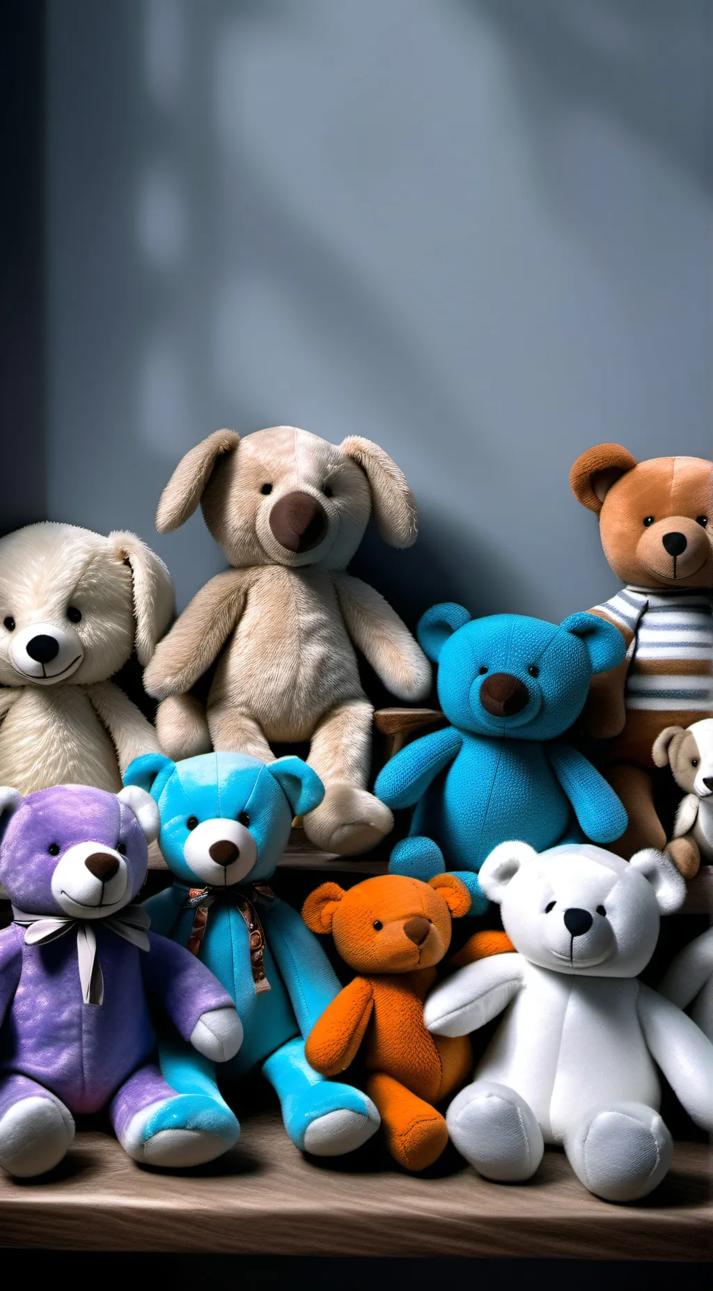 ai character: smileing croters background