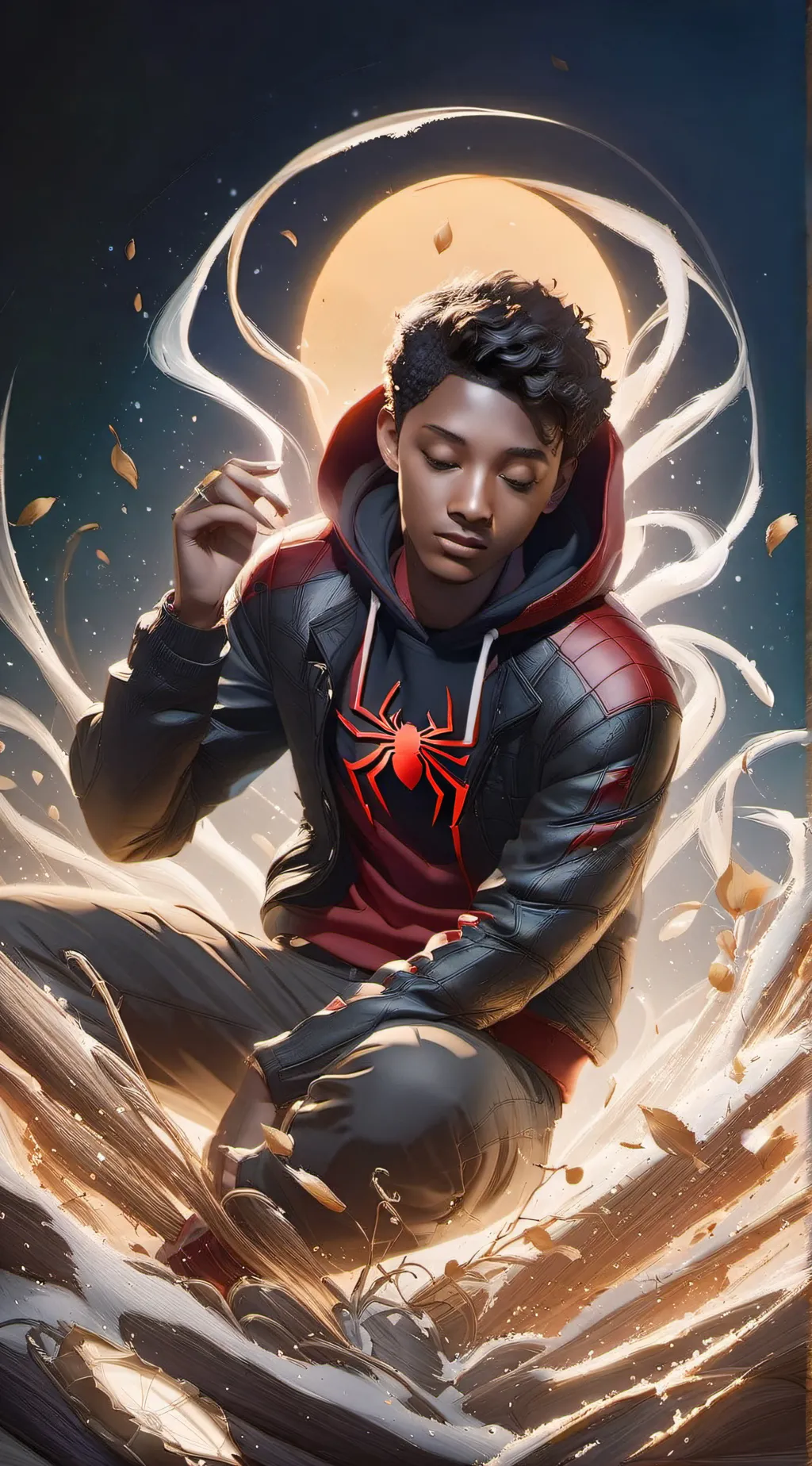 ai character: 911 meme  background