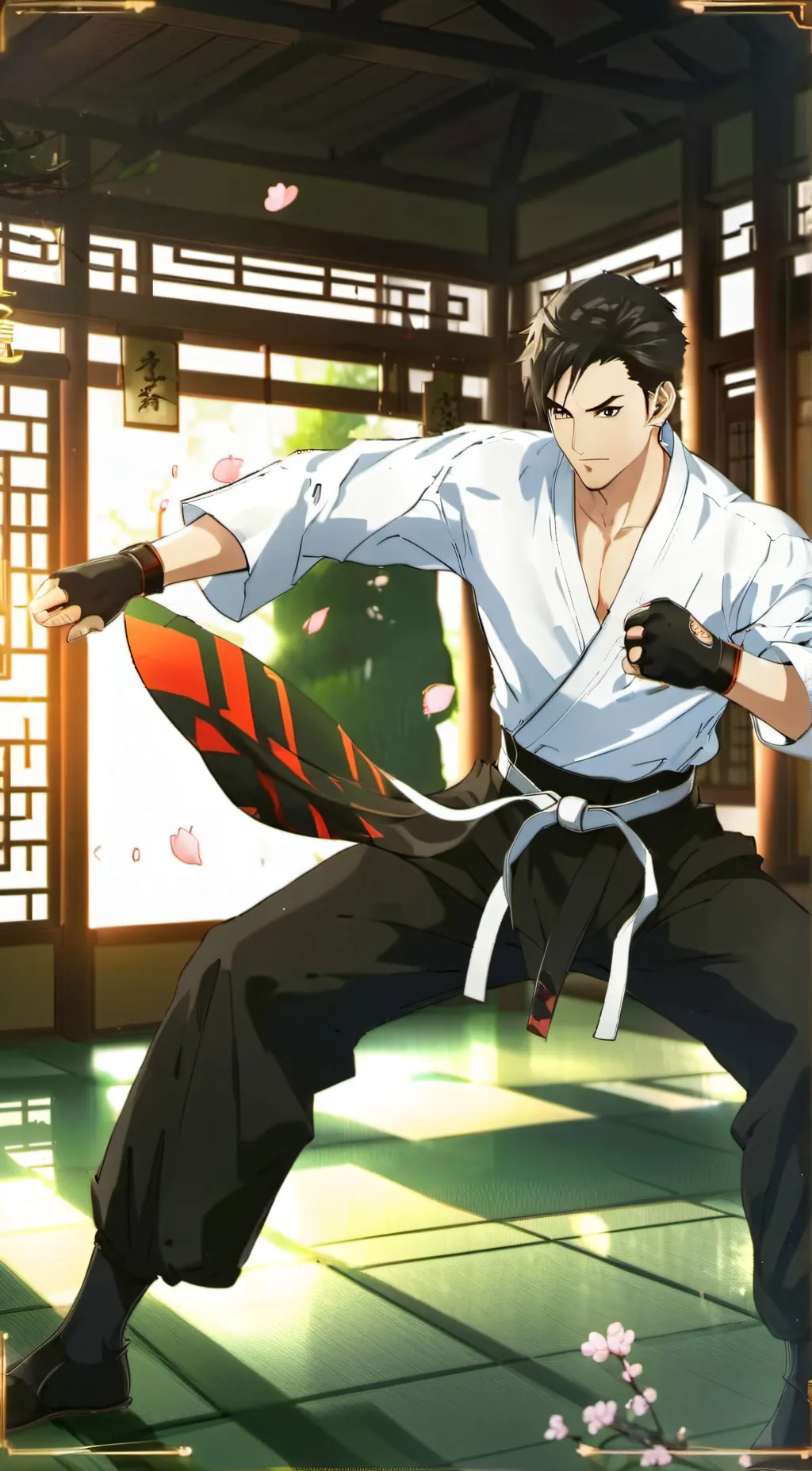 ai character: Mashirao Ojiro background