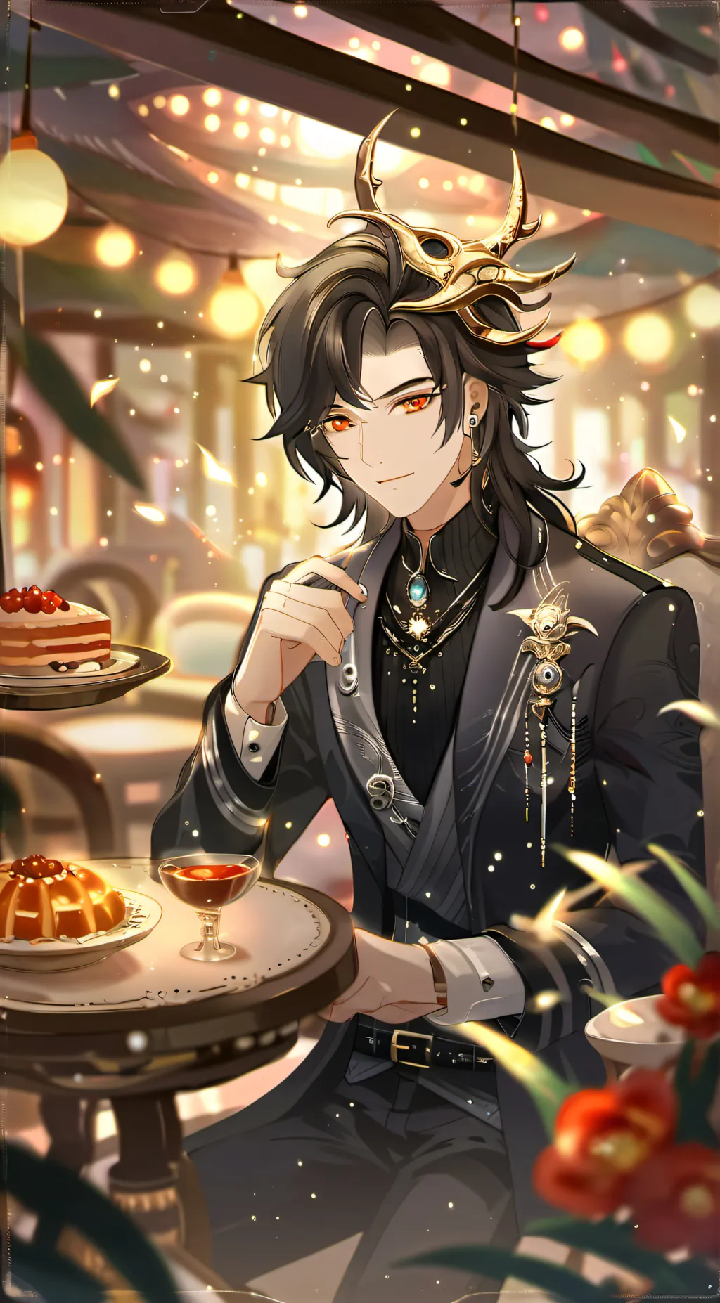 ai character: Austin  background