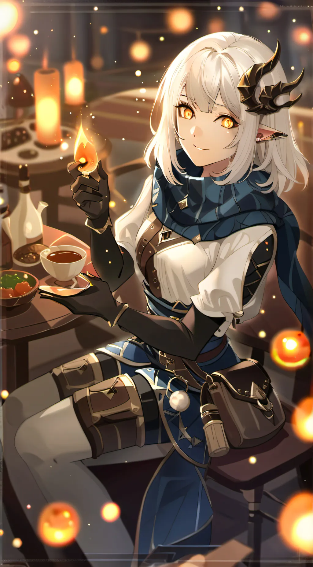 ai character: Zellah  background